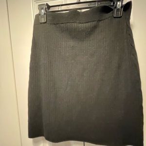 NWT free people black sweater wrap skirt size large